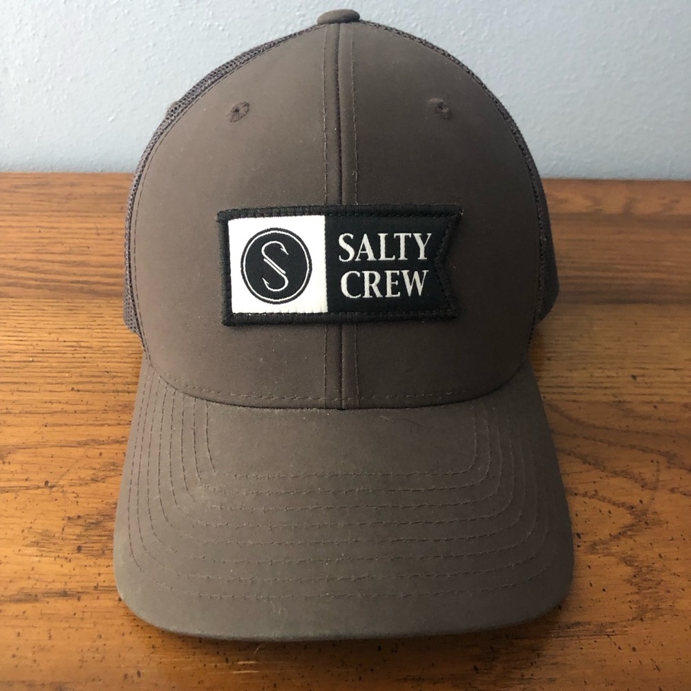 Salty Crew Gray Trucker Cap